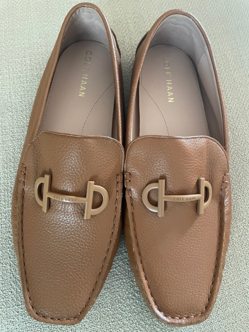 Cole Haan Brown Leather Bit Loafers - Picture 3 of 3